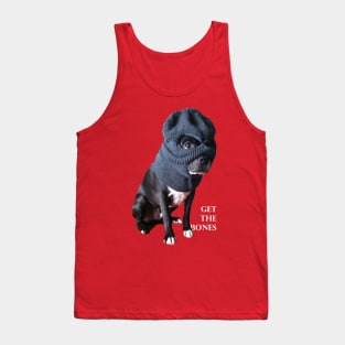 Get The Bones- Dog in Ski Mask Tank Top